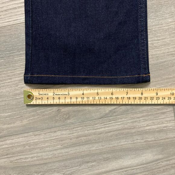 White House Black Markey High Rise Skinny Flare Jeans Dark Wash Size 4 - Picture 4 of 7